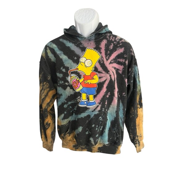 Tie-Dye | Shirts | The Simpsons Mens S Tie Dye Hoodie Bart Simpson ...